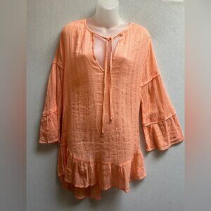 VIX Paula Hermanny beach swim cover up dress Sz M